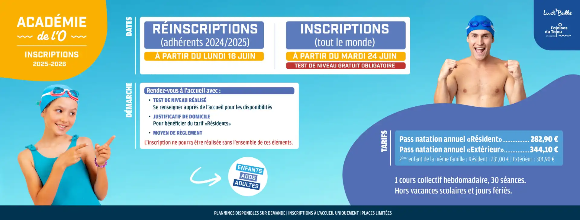 réinscription académie de l'O